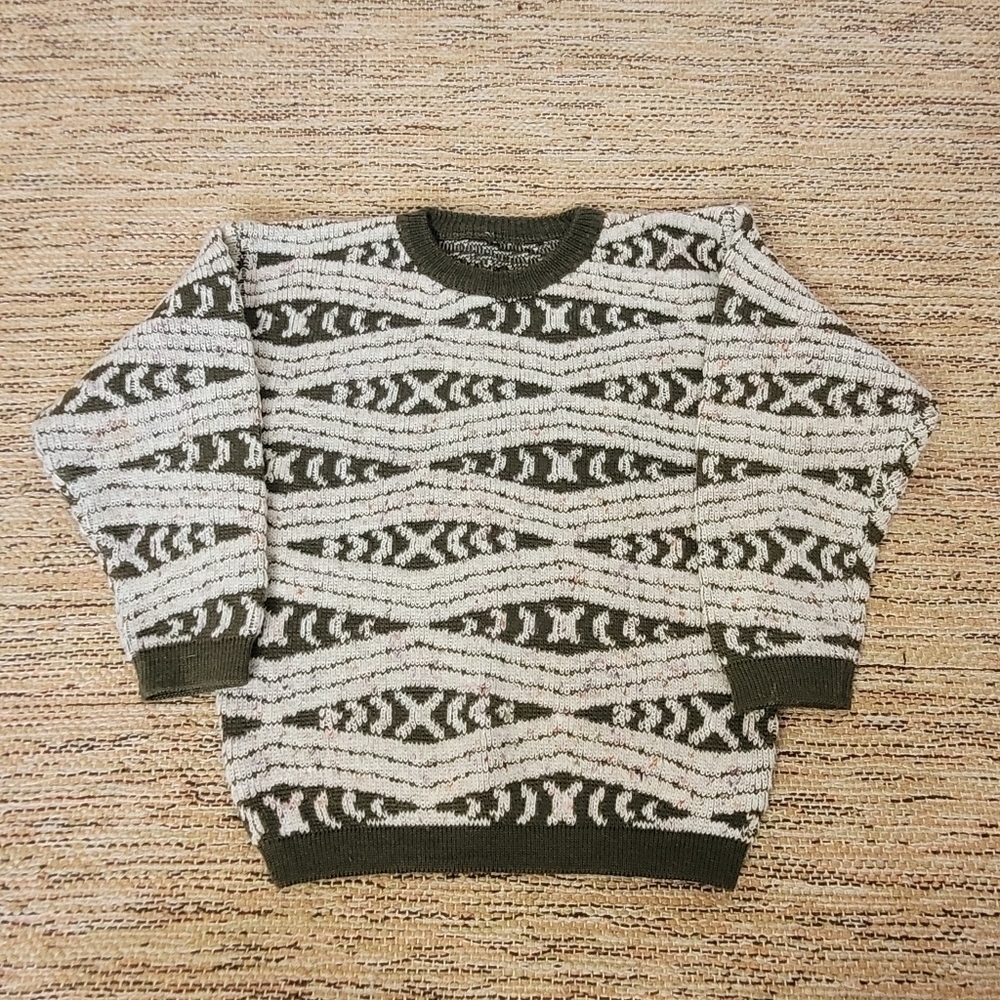 Vintage Kids Grandpa Knit Sweater